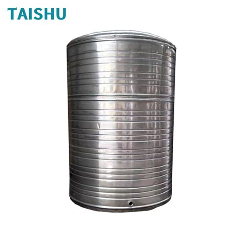 Round Vertical Sus Sanitary Stainless Steel Insulated Water Storage