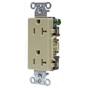 Straight Blade Devices Receptacles Duplex Decorator Commercial