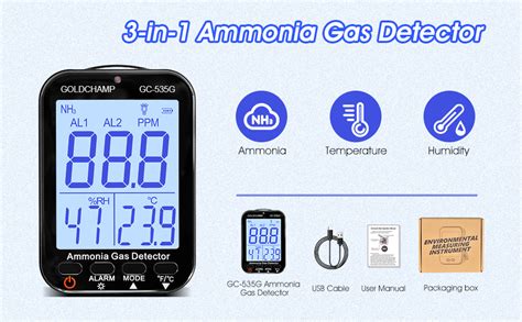 Amazon Ammonia Gas Meter Detector Nh Gas Monitor Sensor Range