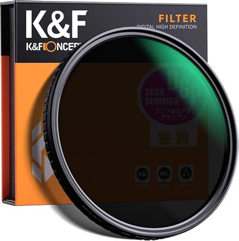 K F Concept Filtro Densidad Neutra Variable ND2 ND32 77mm Con MRC 18