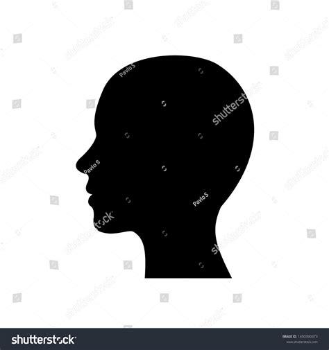 Side Profile Face Silhouette