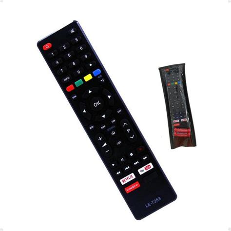 Controle Remoto Para Tv Smart Philco K Tecla Netflix Globo Play Sky