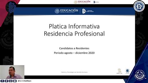 Transmisión En Directo Sobre El Proceso De Residencia Profesional Del