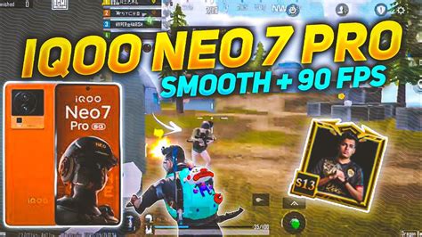 Wow🔥solo Vs Squad On Iqoo Neo 7 Smooth90fps Iqoo Neo 7 Pro Bgmi