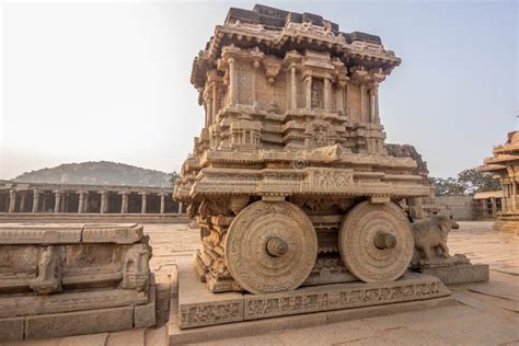 Main Entrance Of The Stone Chariot Vitala Temple Main Attraction At