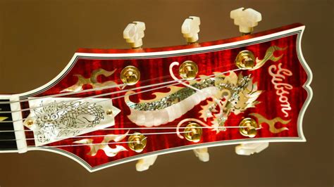 One Of Gibsons Most Valuable Custom Shop Models The One Of A Kind China Dragon Has Gone Up