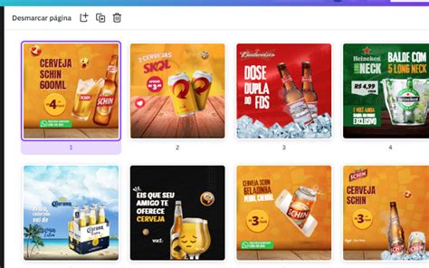 PACK ARTES CANVA DISTRIBUIDORA DE BEBIDAS BAR ATELIE 1 CLICK Hotmart