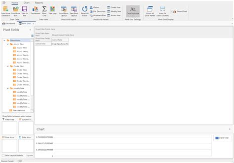 Using The Pivot Grid Micro Focus File Reporter Client Tools Guide