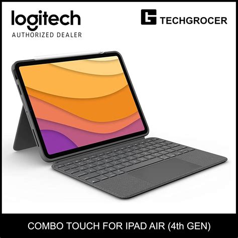 Logitech Combo Touch IPad Air 4th 5th Gen Detachable Backlit