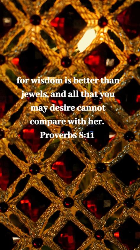 Proverbs 8 11 Proverbs Wisdom Jewels Christians Christianity