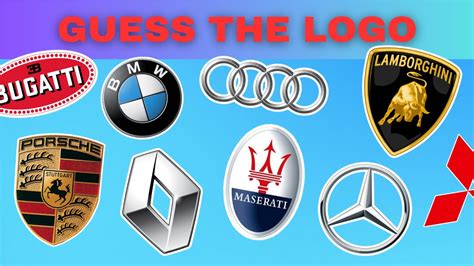 Guess The Car Brand Logo Quiz Car Quiz Game Youtube