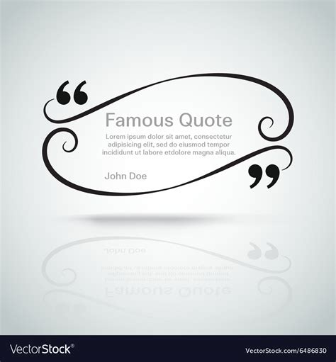 Quote border Royalty Free Vector Image - VectorStock