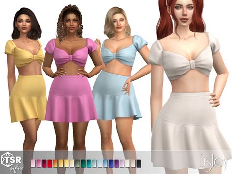 Sifix S Eisley Top In Sims Sims Resource Sims