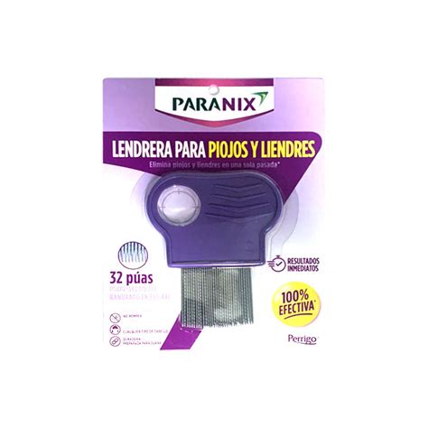 Paranix Lendrera Para Piojos Y Liendres