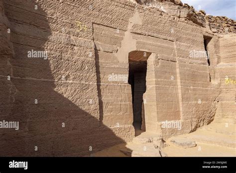 Tombs Of The Nobles Aswan Upper Egypt Stock Photo Alamy
