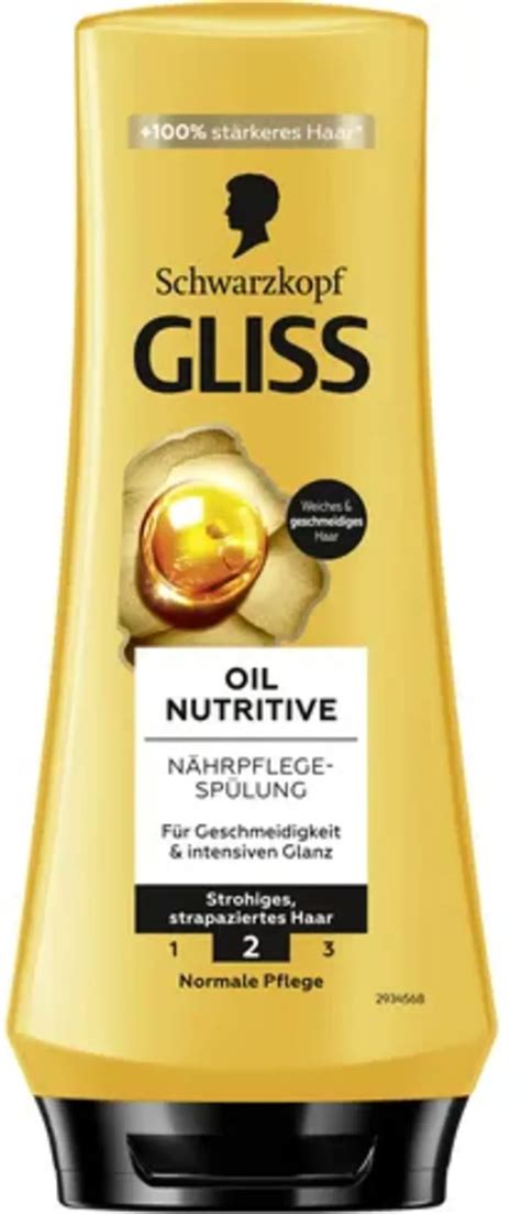 Schwarzkopf Gliss Kur Oil Nutritive Spülung 200 Ml Oh Feliz Onlineshop Schweiz