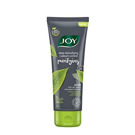 Joy Tea Tree Activated Charcoal Deep Detoxifying Sebum Control