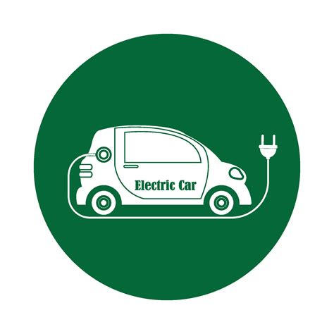 electric car icon 46596800 Vector Art at Vecteezy