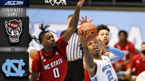 Nc State Vs North Carolina Condensed Game 2020 21 Acc Mens