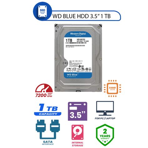 Wd Blue Pc Tb Tb Tb Tb Hdd Hd Hardisk Internal Harddisk