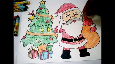 Drawing Easy Christmas Tree Drawing Easy Santa Claus - jengordon288