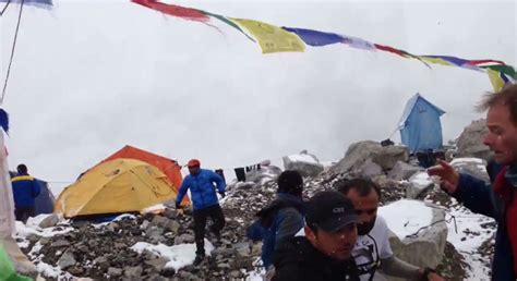 Terrifying Video Shows Moment Avalanche Tore Through Mount Everest Base