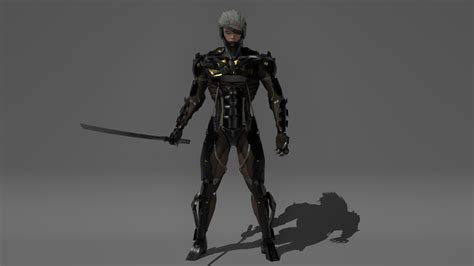 Metal Gear Rising Raiden Render