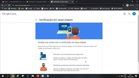 Verificação Em Duas Etapas No Gmail Youtube