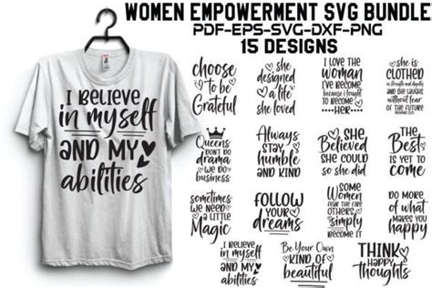 Women Empowerment Svg Bundle Graphic By Creativekhadiza124 · Creative