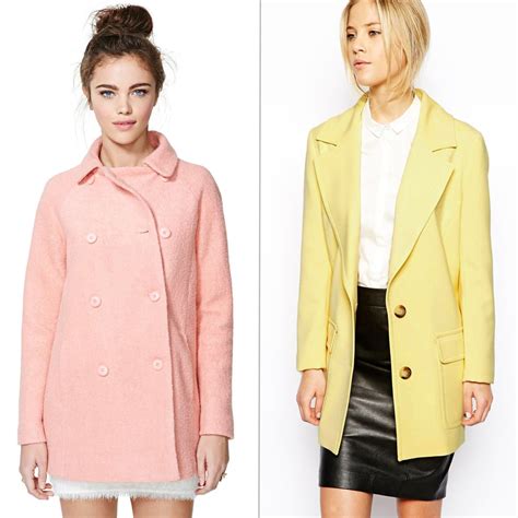 Pastel Coats POPSUGAR Fashion