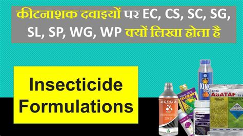 Insecticide Formulation Insecticide Technical Pesticide Form EC CS