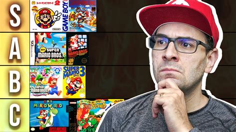 TIER LIST Dos Games De Plataforma 2D Do SUPER MARIO YouTube