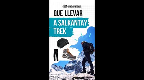 Que Llevar En Tu Maleta De Viaje Al Tour De Salkantay Trek Hacia Machu