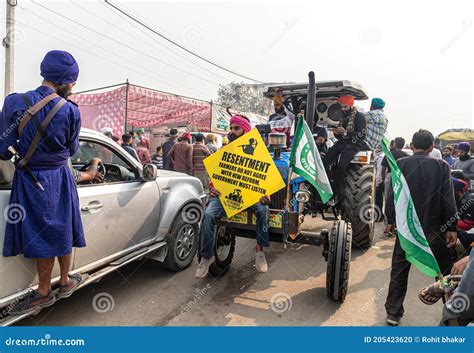 Farmers Are Protesting Against New Farm Law In India Editorial Image