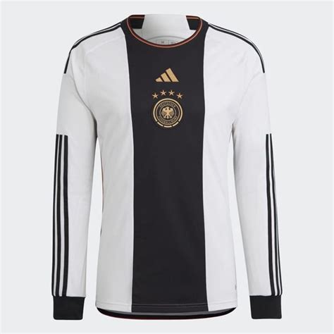 DFB Deutschland Heimtrikot Weltmeisterschaft 2022 Langärmlige Oberteile