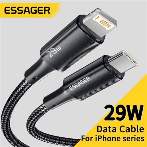 Essager USB C Cable For IPhone 14 13 12 11 Pro Max Xs 8 Plus IPad