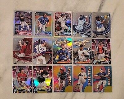 2024 Topps Chrome Insert Lot 15 Cards All Etch Future Stars Strokes EBay