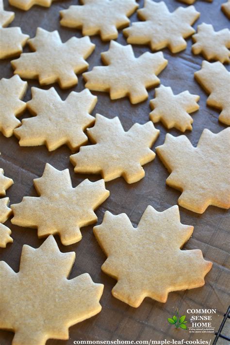 Maple Leaf Cookies Made With Real Maple Syrup Maple Glaze