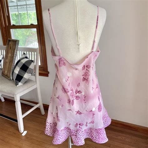 Floral Babydoll Lingerie Dress Details Purple Depop