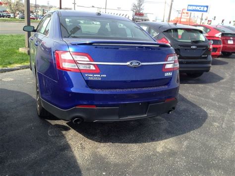 Deep Impact Blue Ford Taurus Sho