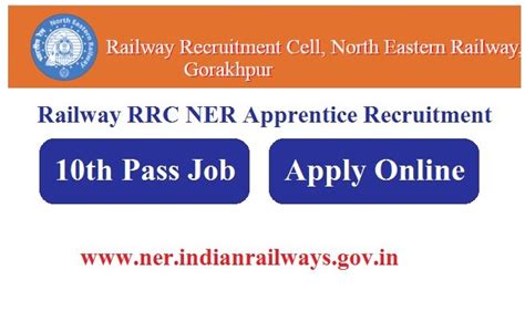 Railway Rrc Ner Apprentice 1104 Post Recruitment 2024 Apply Online For