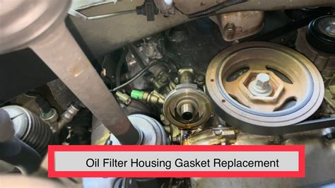 Replacing Oil Filter Housing Gasket On 2010 2013 Acura ZDX MDX