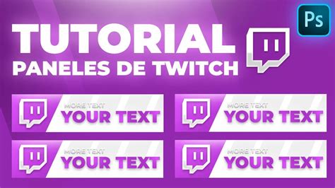 Como Hacer Paneles Para Twitch Tutorial Photoshop Cristian Designs