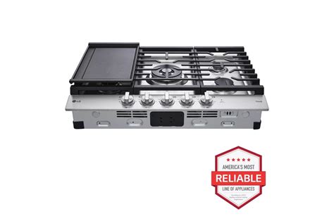 30 Gas Cooktop With Griddle Plate Cbgj3027s Lg Usa