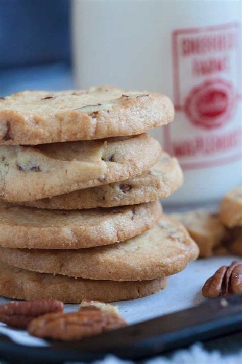 Vanilla Pecan Icebox Cookies I Wash You Dry