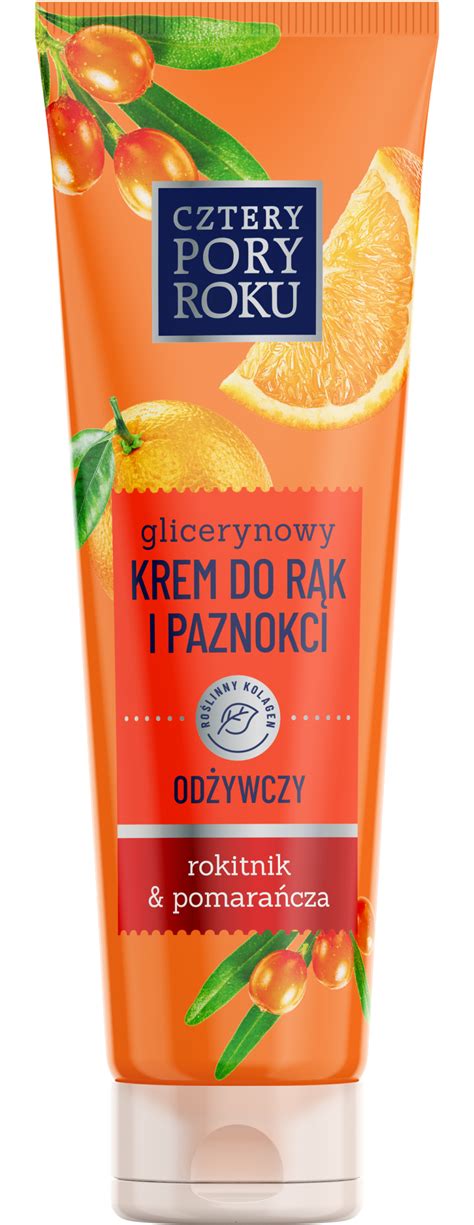 Krem Do R K Cztery Pory Roku Glicerynowy Od Ywczy Rokitnik Pomara Cza