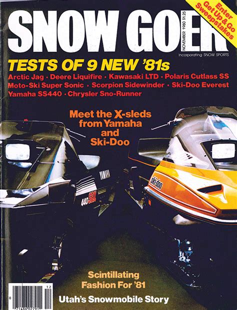 New Srx Mx And Indy 500 Models In Snow Goer 1980 81 Snowgoer