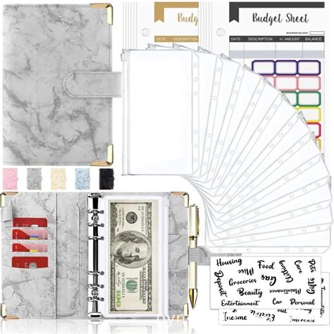 Topprosper A Budget Binder Cash Envelopes For Budgeting Money