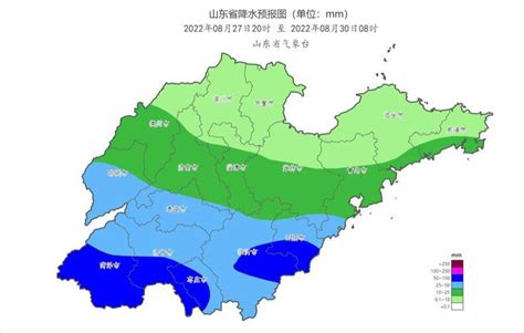 28日凌晨起山东迎大范围降雨，聊城等7市有大雨，局部暴雨地区降水量我省