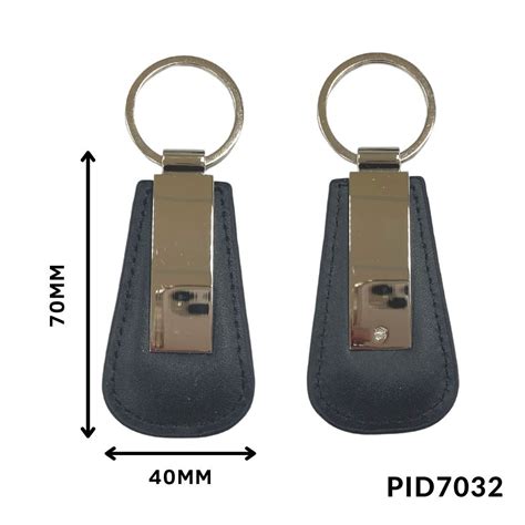 Personalized Leather Keyring Personalized Metal And Silicone